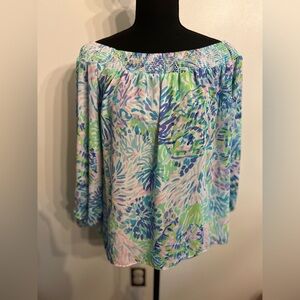 Lilly Pulitzer Off the Shoulder MaryEllen Top
